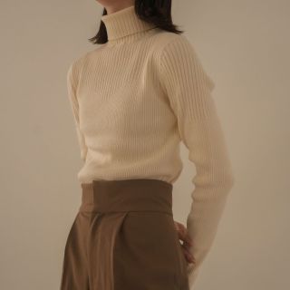 ラウジー(lawgy)のeaphi random rib turtleneck knit(ニット/セーター)