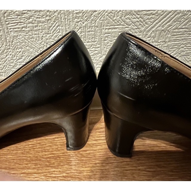スクエアトゥ ヒールパンプス レディースの靴/シューズ(ハイヒール/パンプス)の商品写真