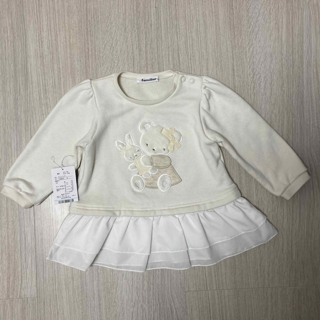 キッズ服女の子用(90cm~)ファミリア チュニック トレーナー 90