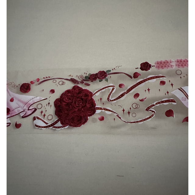 玫瑰窗帘 装飾系 海外マステ 切り売り 1ループ-uwasnet.org