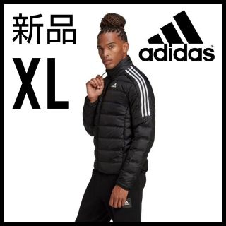 アディダス(adidas)の【新品未使用】adidas★ダウンジャケット★キルティングブルゾン★黒★XL(ダウンジャケット)