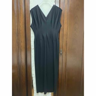mame - 新品mame V-Neck Tucked Wool Dress - blackの通販 by