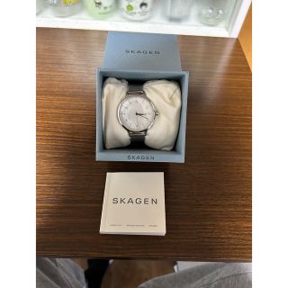 スカーゲン(SKAGEN)のSKAGEN  ANITA マザーオブパール スチールメッシュウォッチ(腕時計)