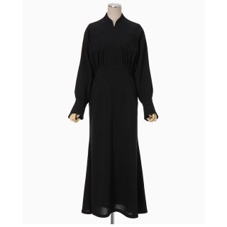 マメ(mame)のmame Wool Georgette Flare Dress(ロングワンピース/マキシワンピース)