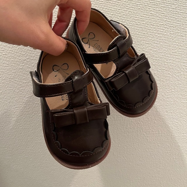 韓国子供服 靴 パンプス フラットシューズ キッズ/ベビー/マタニティのベビー靴/シューズ(~14cm)(フォーマルシューズ)の商品写真