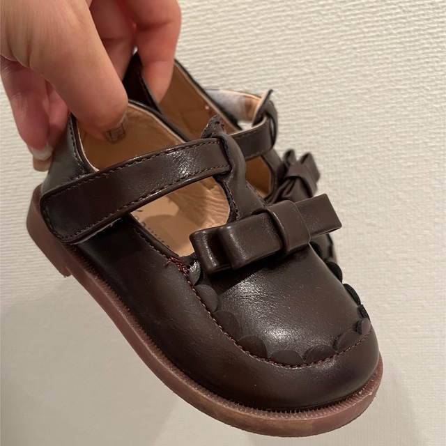韓国子供服 靴 パンプス フラットシューズ キッズ/ベビー/マタニティのベビー靴/シューズ(~14cm)(フォーマルシューズ)の商品写真