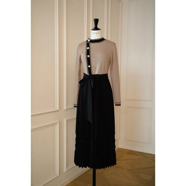 Her lip to Saint Honore Long Dress