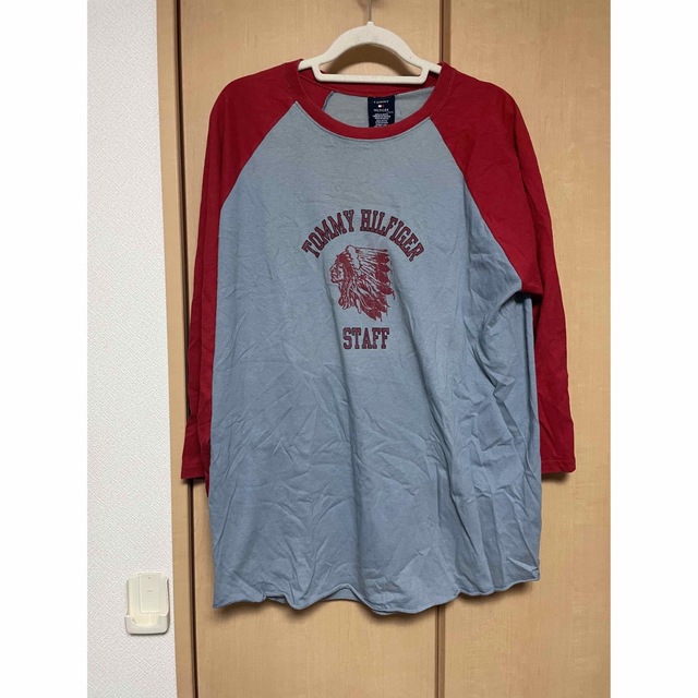 TOMMY HILFIGER(トミーヒルフィガー)のトミ-HILFIGER7分丈TシャツUSED! メンズのトップス(Tシャツ/カットソー(七分/長袖))の商品写真