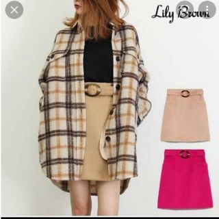 リリーブラウン(Lily Brown)のLily Brown　レトロミニスカート(ミニワンピース)