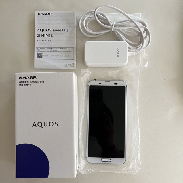 AQUOS - SHARP シャープ AQUOS sense3 lite 楽天版 64GB シルの通販 by