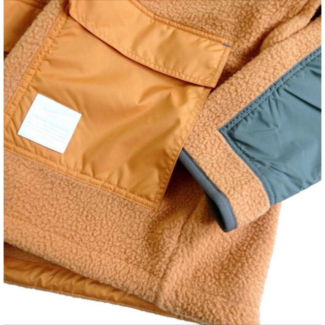 NIKE(ナイキ)の【NIKE/ナイキ】Wジップボアジャケット ハイパイルフリース・Lオレンジ系 メンズのジャケット/アウター(その他)の商品写真