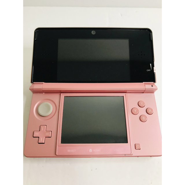 ニンテンドー3DS(ニンテンドー3DS)のニンテンドー3DS ミスティピンク Nintendo 画面極美品　本体のみ エンタメ/ホビーのゲームソフト/ゲーム機本体(携帯用ゲーム機本体)の商品写真