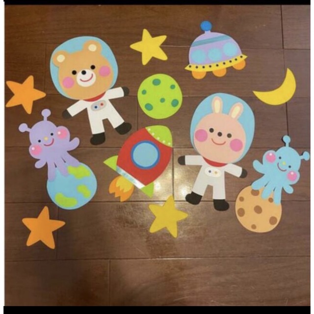 宇宙の保育壁面年中 ハンドメイドのハンドメイド その他(その他)の商品写真
