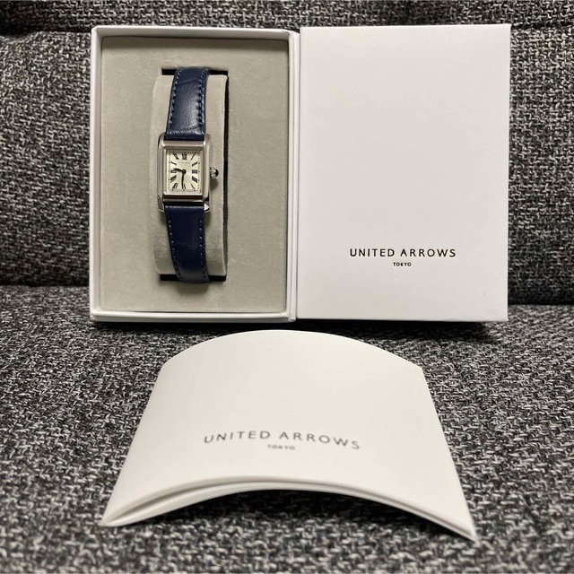 新品未使用】UNITED ARROWS レザーベルト 腕時計 ネイビー - lac.edu.co