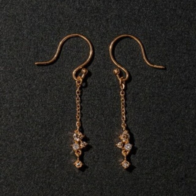 ete - クリスマス限定K18オーヴダイヤピアス ete エテピアス YG