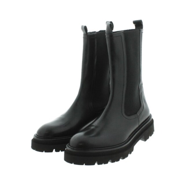 PASCUCCI パスクッチ ブーツ 36(22.5cm位) 黒 【古着】【中古】