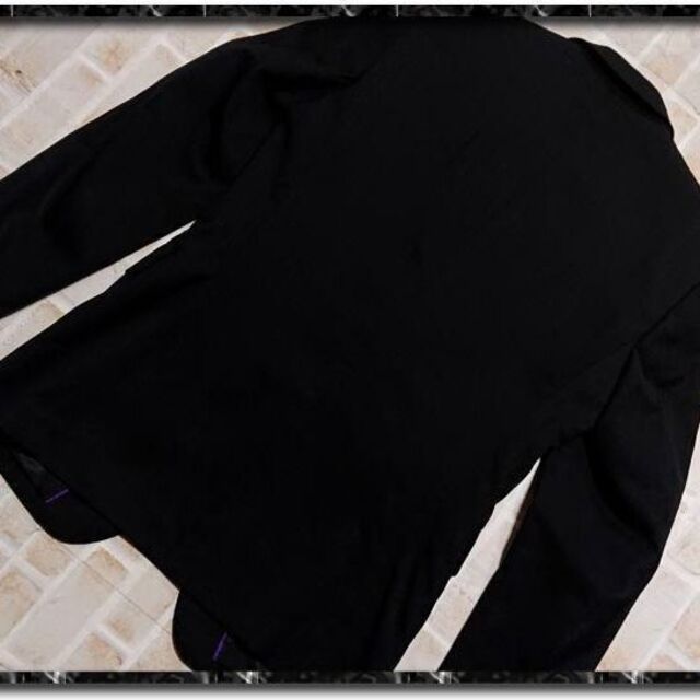 abx(エービーエックス)のエービーエックス　2釦ストライプジャケット　黒★やや難 メンズのジャケット/アウター(テーラードジャケット)の商品写真