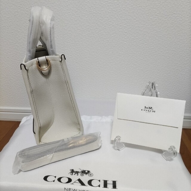 COACH(コーチ)のCOACH コーチ トートバッグ ハンドバッグ ホワイト デンプシー レディース レディースのバッグ(トートバッグ)の商品写真