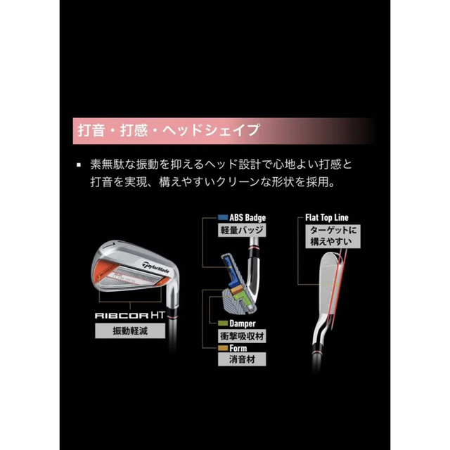 テーラーメイド Taylor Maed Mグローレ アイアンセット レディース - 9