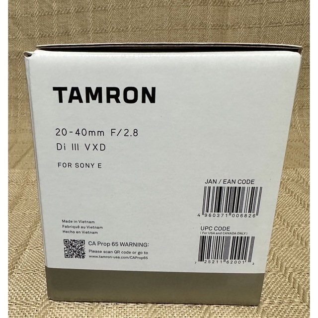 TAMRON - ほぼ新品タムロン20-40mm F2.8 DiⅢ VXD(Model A062)の通販 by だいだい's shop
