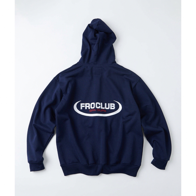 FROCLUBフロクラブ BASIC LOGO HOOD SWTフードスウェット 1