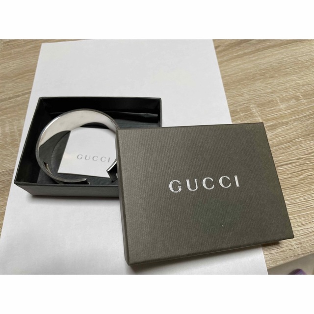 Gucci(グッチ)のグッチ　バングル　シルバー925 メンズのアクセサリー(バングル/リストバンド)の商品写真