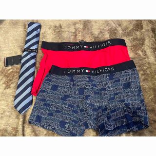 トミーヒルフィガー(TOMMY HILFIGER)の【新品未使用】トミーのネクタイと下着2枚セット(ボクサーパンツ)