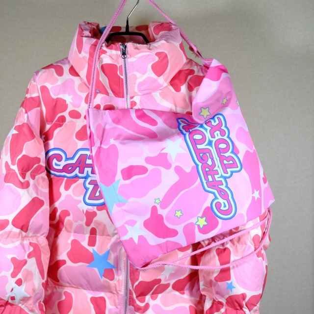 CARTOONBOX PINK BEAR ピンク クマABC CAMO パーカー