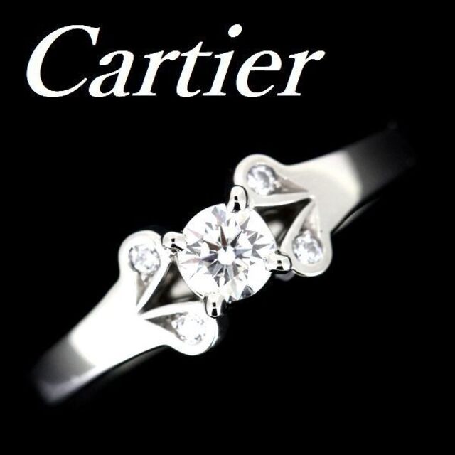 新品仕上げ済みカルティエ バレリーナ ダイヤモンド 0.21ct F-VVS2-EX #49.