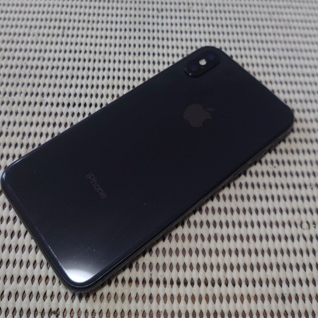 動作品SIMフリーiPhoneX本体64GBグレイauジャンク品定