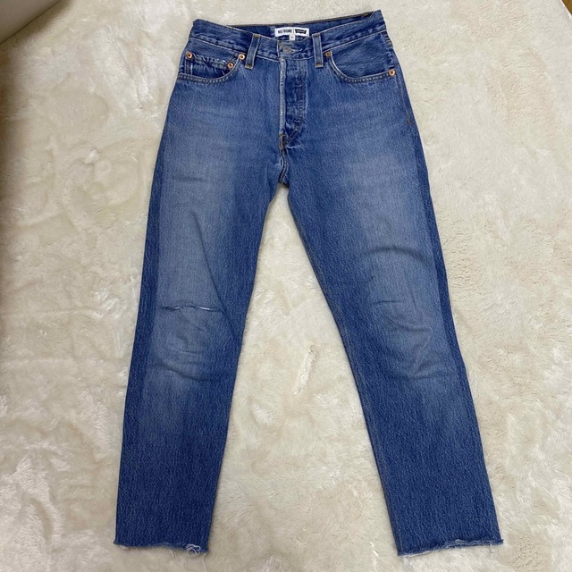 Ron Herman(ロンハーマン)の《美品》RE/DONE LEVI'Sリーバイステーパードデニム23 レディースのパンツ(デニム/ジーンズ)の商品写真