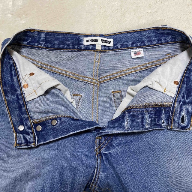 Ron Herman(ロンハーマン)の《美品》RE/DONE LEVI'Sリーバイステーパードデニム23 レディースのパンツ(デニム/ジーンズ)の商品写真