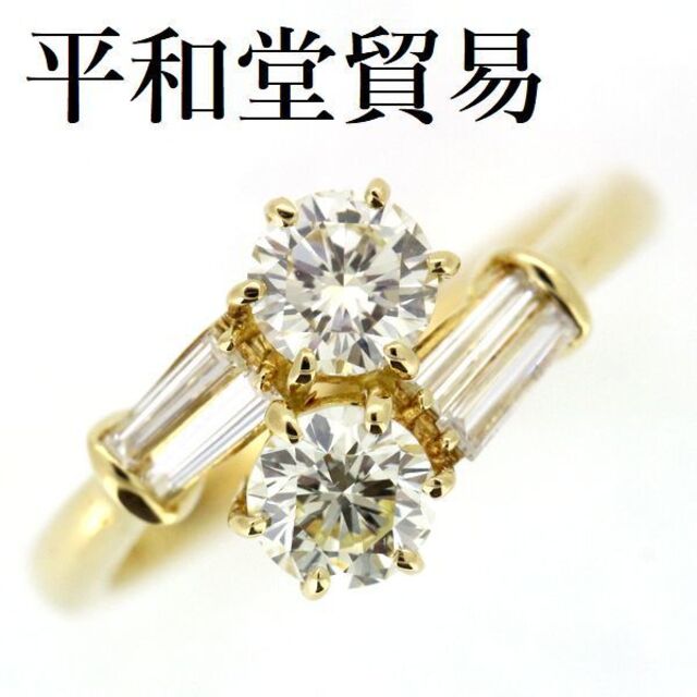 人気商品は 平和堂貿易 ダイヤモンド リング 1.00ct 0.27ct K18 リング(指輪)