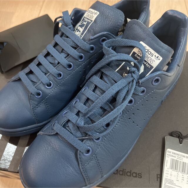 RAF SIMONS - RAFSIMONS adidas スタンスミス レザー ネイビーの通販 ...