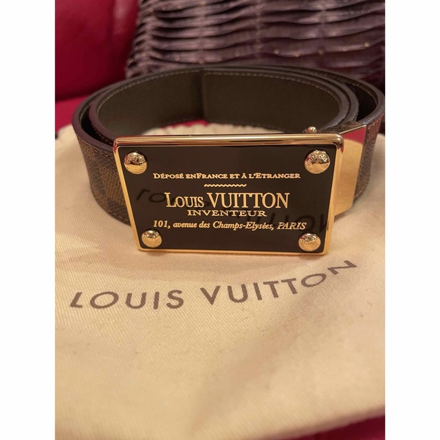 LOUIS VUITTON - 大人気<<Louis Vuitton >> ダミエ　ベルト
