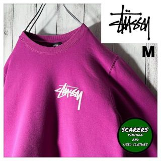 STUSSY - ステューシー stussy 両面プリント ストックロゴ スウェット