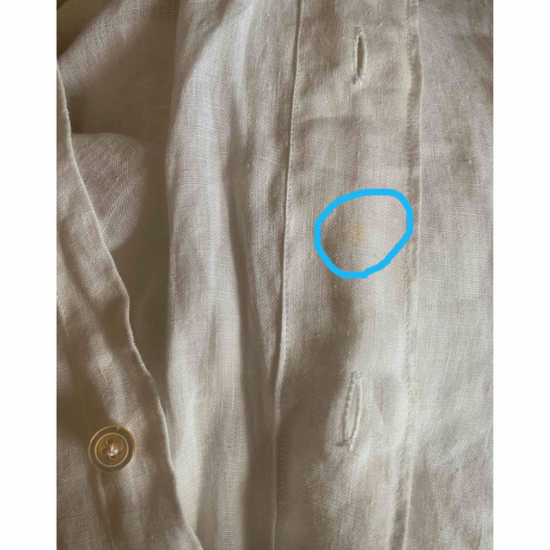 FINAMORE(フィナモレ)のFinamore（フィナモレ）リネンシャツ　白 メンズのトップス(シャツ)の商品写真