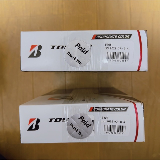 BRIDGESTONE(ブリヂストン)の2022年TOUR B X コーポレートカラー 2ダース 24球 スポーツ/アウトドアのゴルフ(その他)の商品写真