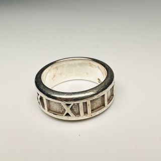 ティファニー(Tiffany & Co.)の★写真注意★ ティファニー　アトラス　リング　8号　ユニセックス　ロゴ　刻印(リング(指輪))