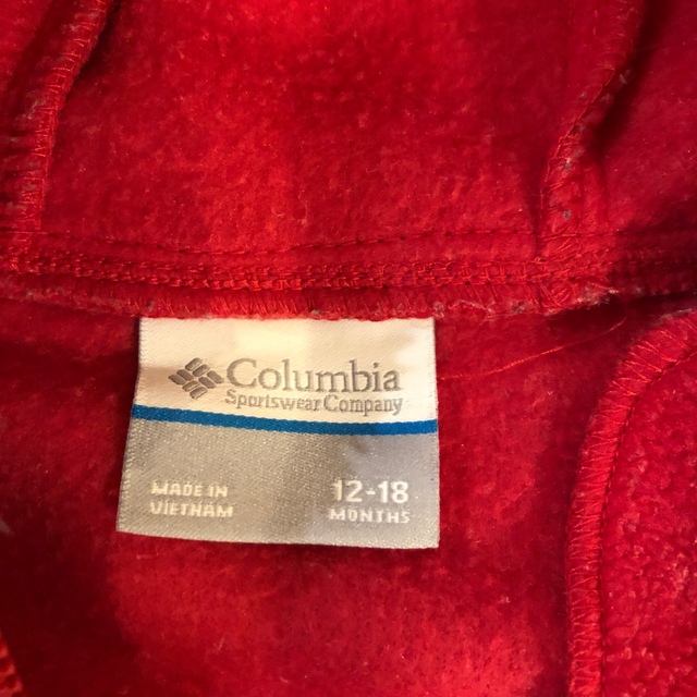 Columbia(コロンビア)のColombia フリース　カバーオール　12〜18month キッズ/ベビー/マタニティのベビー服(~85cm)(カバーオール)の商品写真