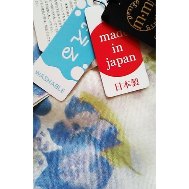 新品 日本製 高級 大判ストール 花柄 大判スカーフ ショール フリンジ レディースのファッション小物(ストール/パシュミナ)の商品写真