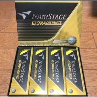 ツアーステージ(TOURSTAGE)の【新品】ツアーステージ エクストラディスタンス ゴルフボール イエロー　1ダース(その他)