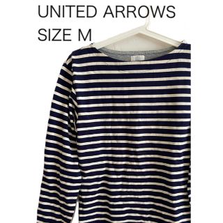 ビューティアンドユースユナイテッドアローズ(BEAUTY&YOUTH UNITED ARROWS)のUNITED ARROWS ユナイテッド アローズ ボーダーカットソー サイズM(Tシャツ/カットソー(七分/長袖))