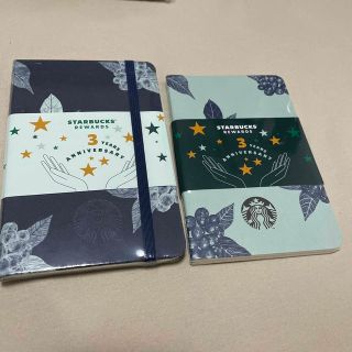 スターバックスコーヒー(Starbucks Coffee)のスターバックス☆新品未使用！モレスキンノート2冊セット！(ノート/メモ帳/ふせん)