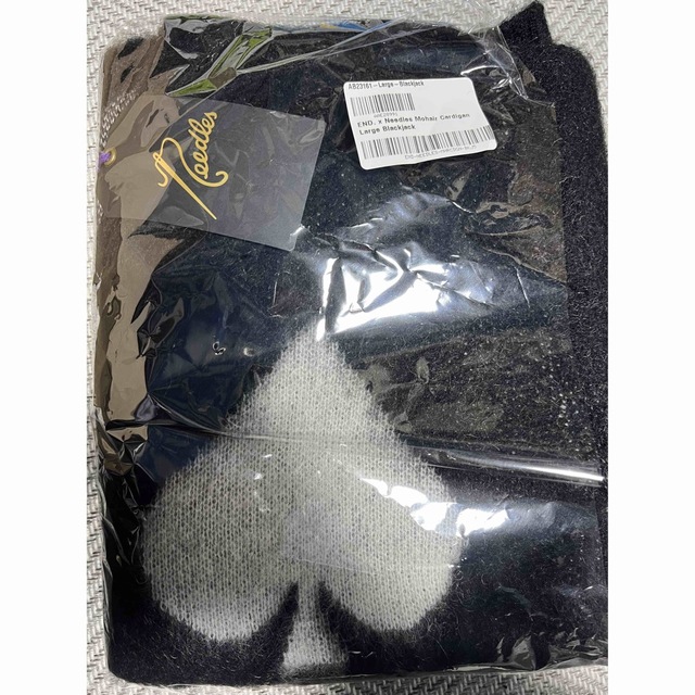 END NEEDLES BLACKJACK MOHAIR CARDIGAN-