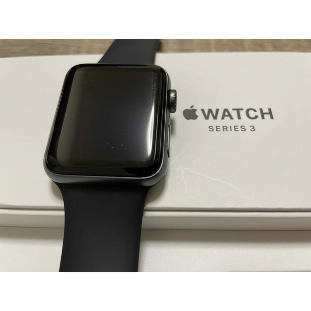 Apple Watch(アップルウォッチ)のAPPLE WATCH3 42 SGAL BK140-210 スマホ/家電/カメラのスマートフォン/携帯電話(その他)の商品写真