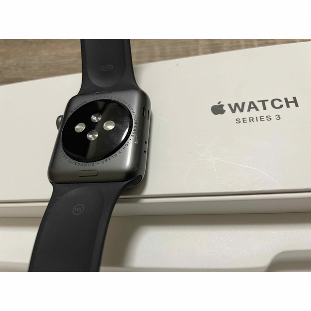 Apple Watch(アップルウォッチ)のAPPLE WATCH3 42 SGAL BK140-210 スマホ/家電/カメラのスマートフォン/携帯電話(その他)の商品写真