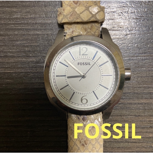 FOSSIL(フォッシル)のFOSSIL フォッシル へび柄 レザーベルト 腕時計 レディースのファッション小物(腕時計)の商品写真