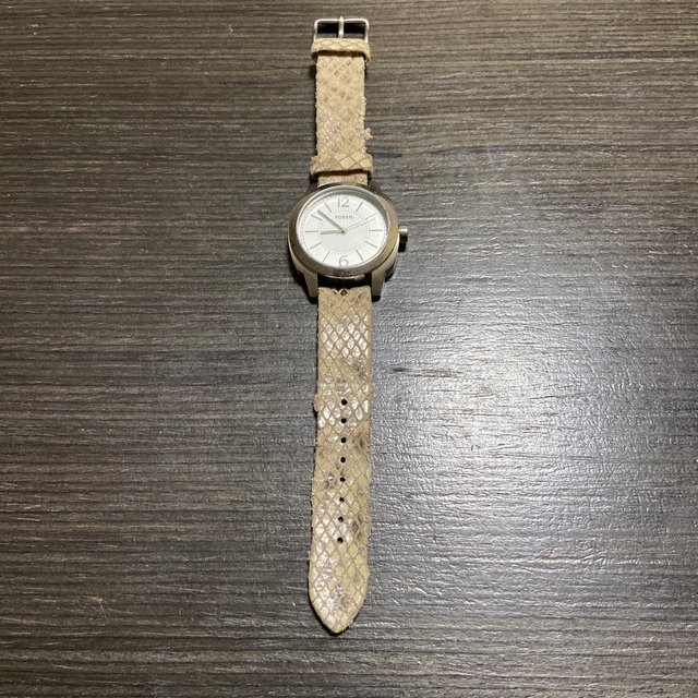 FOSSIL(フォッシル)のFOSSIL フォッシル へび柄 レザーベルト 腕時計 レディースのファッション小物(腕時計)の商品写真