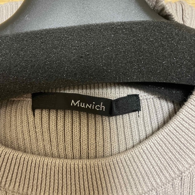 MUNICH(ミューニック)のMuNich  ミューニック　コットンリブ×ブラウスドッキングトップス レディースのトップス(カットソー(長袖/七分))の商品写真